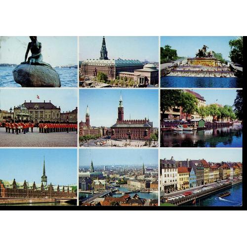 Carte Postale De Copenhague  (Danemark)  9 Vues