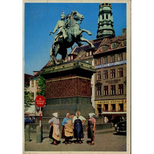 Carte Postale - Dk 027 Copenhague  (Danemark)  Statue D'absalon