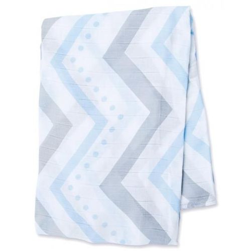 Lange En Bambou - Chevron Bleu