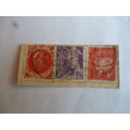 Lot De Trois Timbres :2 Pétain +Hermès.1943.