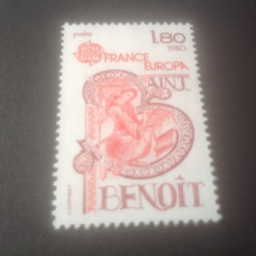 France Europa Saint Benoît 1,80 Postes France 1980 : Non Oblitéré.