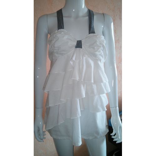 Débardeur Teddy Smith Coton S Blanc Neuf