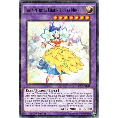 Yu-Gi-Oh! - Sp17-Fr041-St - Prima Fleur La Choriste De La Musique - Starfoil Rare