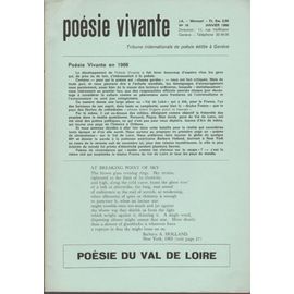 Poesie Vivante N 16 Janvier 1966 Litterature Rakuten