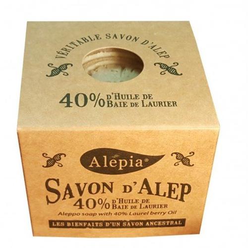 Savon D'alep 40% Laurier -Alepia- 200g 100% Naturel 