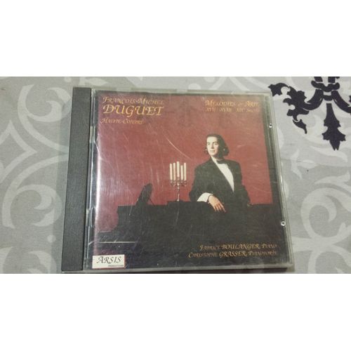 François-Michel Duguet Haute-Contre Fabrice Boulanger Piano Christophe Grasser Pianoforte : Haendel Ombra Mai Fu Bononcini Giordani Vivaldi Mozart An Chloe Martini Plaisir D'amour Bellini Donizetti