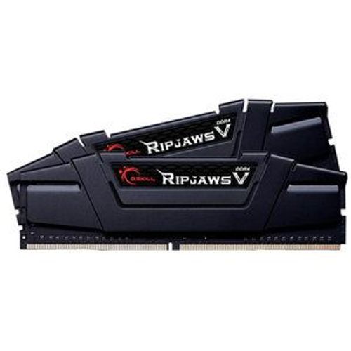Mémoire RAM G.Skill RipJaws 5 Series Noir 16 Go (4x 4 Go) DDR4 3200 MHz CL16 PC4-25600 - F4-3200C16Q-16GVKB