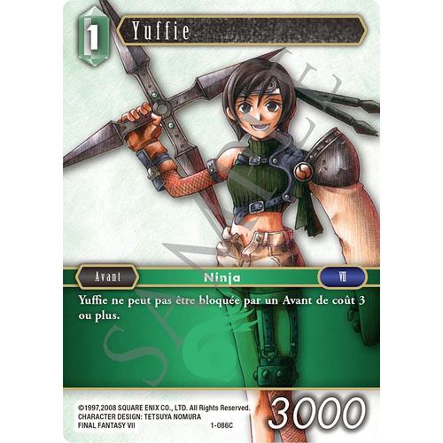 1-086c - Yuffie - Commune Normale - Série 1 - Final Fantasy Tcg - Français