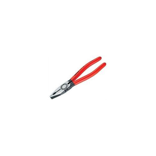 Knipex Pince universelle noire atramentisée polie gainées en plastique 200 mm - 03 01 200 SB