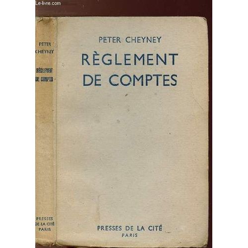 Reglement De Comptes