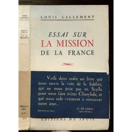 Essai Sur La Mission De La France