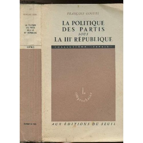 La Politique Des Partis Sous La Iiie Republique