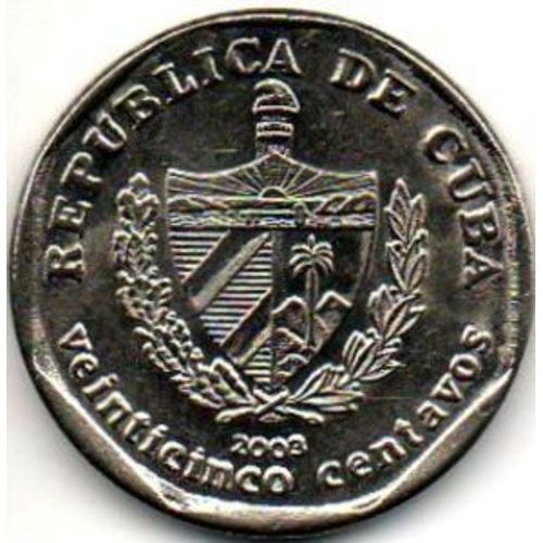 25 Centavos Cuba 2000