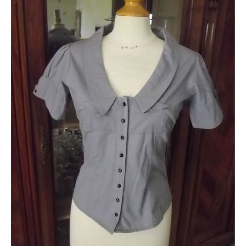 Chemisier Gris Jennyfer Taille M