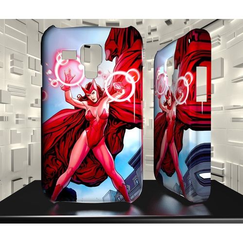 Coque Galaxy S3 Mini Sorciere Rouge Scarlet Witch Avengers Comics 02