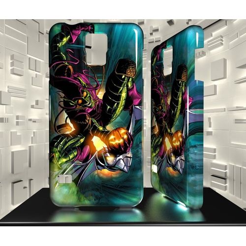 Coque Galaxy S5 Bouffon Vert Green Goblin Comics 01