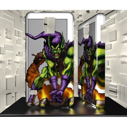 Coque Galaxy S5 Bouffon Vert Green Goblin Comics 07