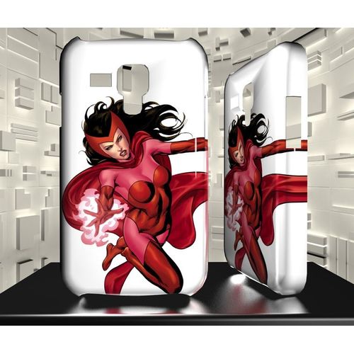Coque Galaxy S3 Mini Sorciere Rouge Scarlet Witch Avengers Comics 05