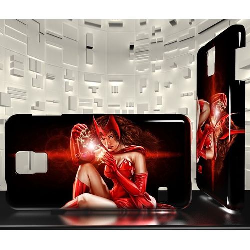 Coque Galaxy S5 Mini Sorciere Rouge Scarlet Witch Avengers Comics 01