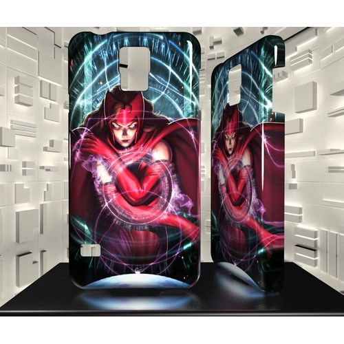 Coque Galaxy S5 Mini Sorciere Rouge Scarlet Witch Avengers Comics 06
