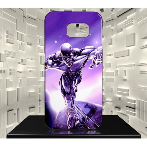 Coque Galaxy S7 Le Surfer D'argent Silver Surfer Comics 02