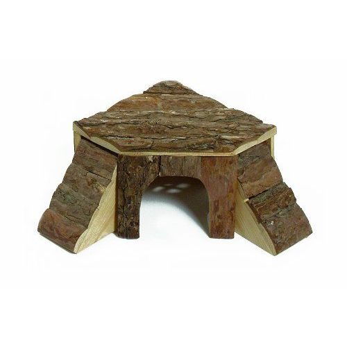 Karlie 84281 Maison Pour Rongeur En Bois Avec 1 Ou 2 Rampes 4 Dimensions Disponibles