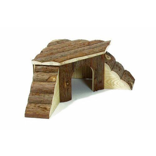 Karlie 84282 Maison En Bois Pour Rongeur Avec 1 Ou 2 Rampe(S), 4 Dimensions Disponibles