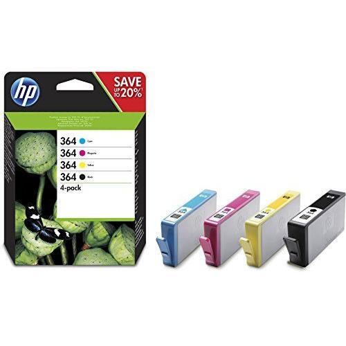 HP 364 (N9J73AE) - Pack de 4 cartouches d'encre originales - noir, cyan, magenta, jaune