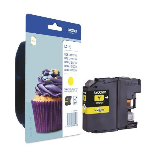 Brother LC123Y Cartouche d'encre Jaune