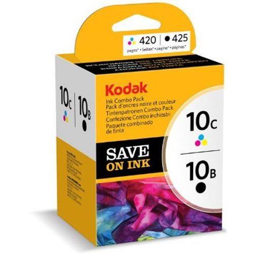 Kodak 10B / 10C Kit complet de cartouches d'encre Noir et couleur