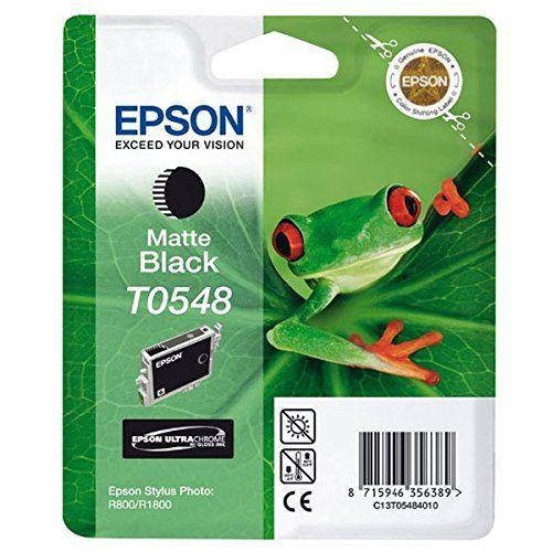 Epson T0548 Cartouche d'encre d'origine noire mate pour R800 / R1800