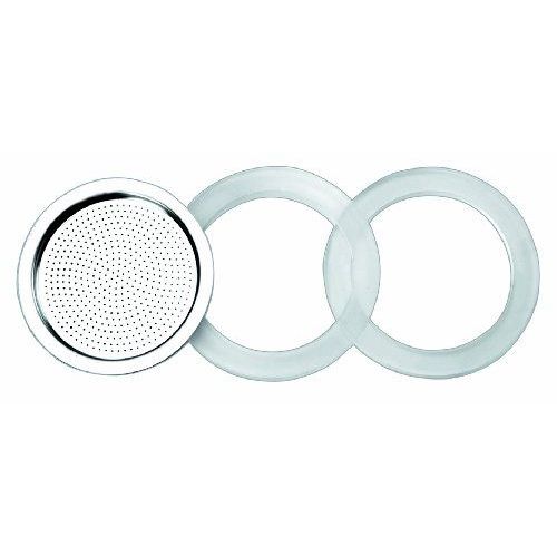 Ibili 620353 Accessoires pour cafetière express Essential 10 Tasses - 2 Joints 100% silicone + 1 Filtre Essential