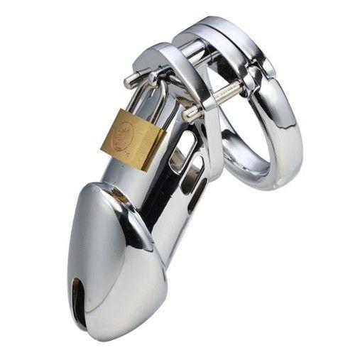 Cage De Chasteté Steel Padlock 12 X 3,5 Cm 40 Mm