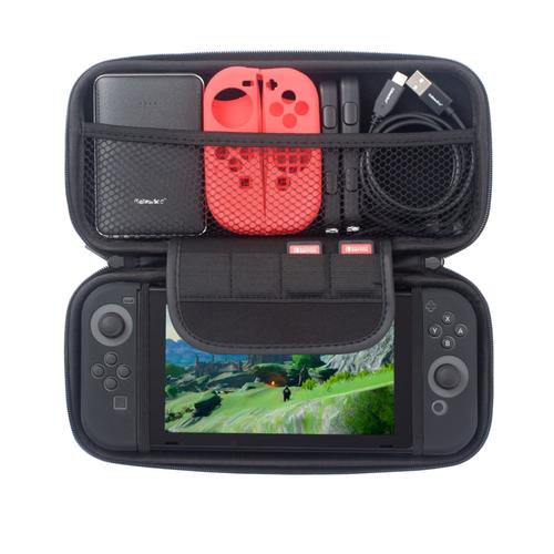 Insten® Étui Housse De Protection De Transport Rangement Noir Pour Console Nintendo Switch