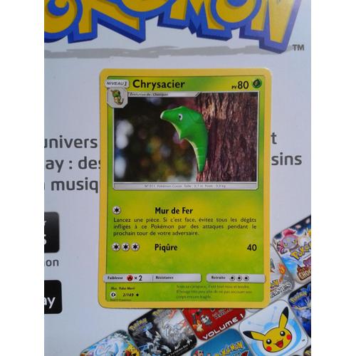 Carte Pokemon Chrysacier 2/149 Soleil Et Lune