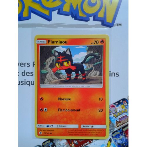 Carte Pokemon Flamiaou 24/149 Soleil Et Lune