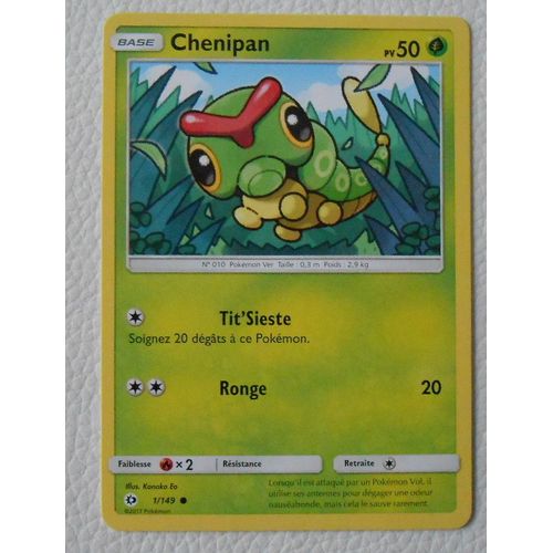 Pokémon - 1-R/149 - Chenipan - Reverse