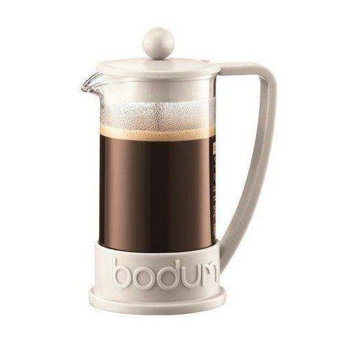 Bodum 10948-913 Brasil Cafetière à Piston 3 Tasses 0,35 L Blanc Crème