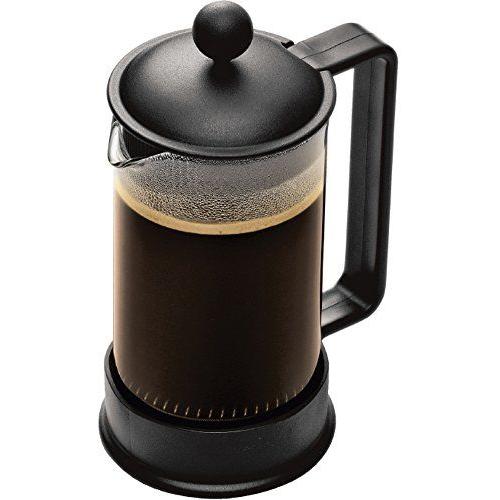 Bodum 1543-01 Brazil Cafetière à Piston 3 Tasses 0.35 L Noire