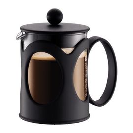 Bodum 10683-01 Kenya Cafetière à Piston 4 Tasses 0,5 L Noire