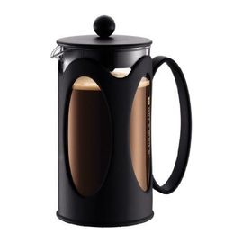 Bodum Kenya Cafetière à Piston 8 Tasses 1L Noir