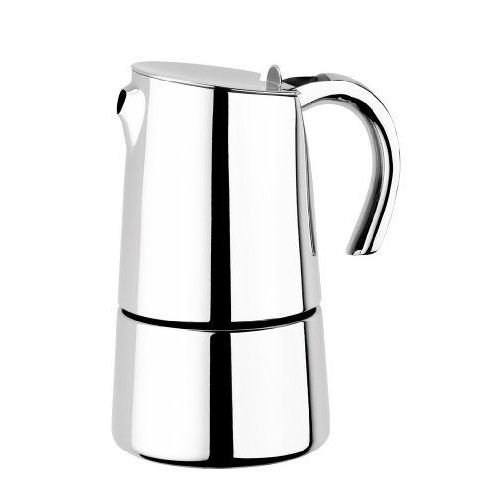 BRA Bella - Cafetière 6 tasses acier inoxydable 18/10