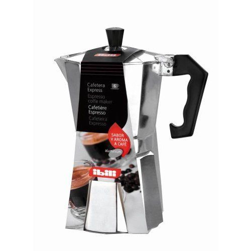 Ibili 610912 Cafetière Express 12 Tasses Bahía Aluminium fondu
