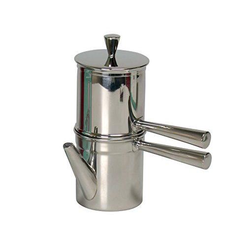 Ilsa Napolitaine Cafetière Acier Inox Argent pour 6 Tasses