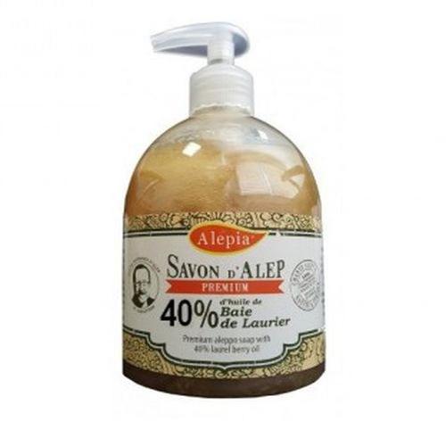 Savon D'alep Liquide Premium 40% Laurier Alepia 500ml 