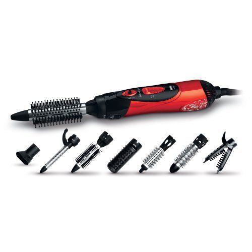 Sencor Shs 7551rd Fer À  Friser À  Air Chaud Avec Ionisation - 1000w - 2 Niveaux De Température - Ionisation Avec Fonction Anti-Statique - Rouge