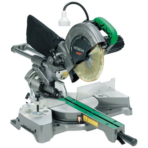 Scie radiale à coupe d¿onglet Ø 216 mm - 1050 W - 65 mm - Hitachi C 8FSHE