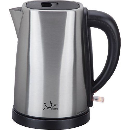 Jata HA722 - Bouilloire plus rapidement de Ébullition avec corps en acier inoxydable 1,7l de 2000W Couleur Gris avec embouts en noir