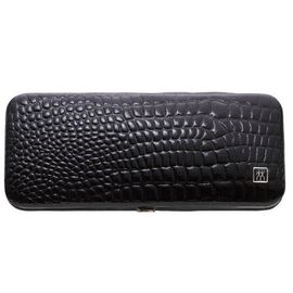 Zwilling Étui De Manucure Avec 5 Accessoires Noir/Effet Peau De Croco Brillante 