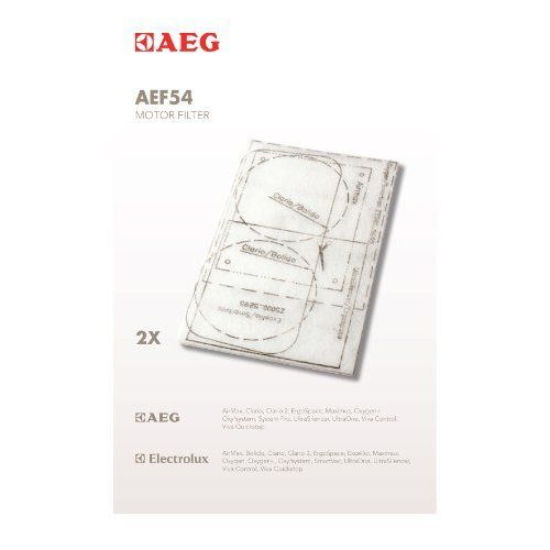 AEG AEF 54 Filtre moteur à découper pour modèles S-Bag